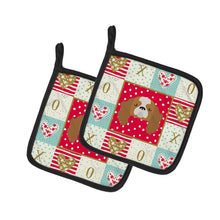Load image into Gallery viewer, Blenheim Cavalier King Charles Spaniel Love Pot Holders - Set of 2 - Heat-Resistant Kitchen Essentials CK5212PTHD
