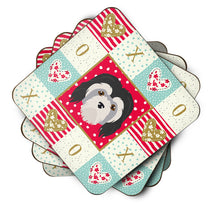 Load image into Gallery viewer, Lowchen Little Lion Dog Love Coasters - Set of 4 Lightweight Foam, Absorbent Drink Coasters  CK5216FC