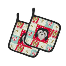 Load image into Gallery viewer, Lowchen Little Lion Dog Love Pot Holders - Set of 2 - Heat-Resistant Kitchen Essentials CK5216PTHD