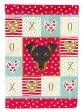 Load image into Gallery viewer, Manchester Toy Terrier Flag Canvas House Size CK5218CHF