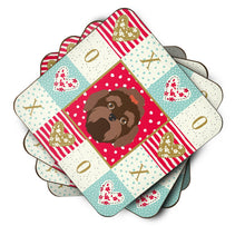 Load image into Gallery viewer, Russian Lapdog Love Coasters - Set of 4 Lightweight Foam, Absorbent Drink Coasters  CK5233FC