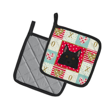Load image into Gallery viewer, Schipperke Love Pot Holders - Set of 2 - Heat-Resistant Kitchen Essentials CK5236PTHD