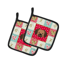 Load image into Gallery viewer, Tibetan Spaniel Love Pot Holders - Set of 2 - Heat-Resistant Kitchen Essentials CK5240PTHD