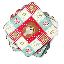 Load image into Gallery viewer, Yorkshire Terrier Love Coasters - Set of 4 Lightweight Foam, Absorbent Drink Coasters  CK5243FC
