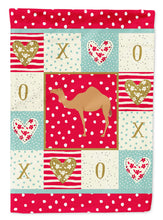 Load image into Gallery viewer, Arabian Camel Dromedary Love Flag Canvas House Size CK5244CHF