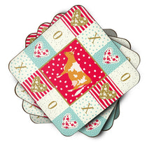 Load image into Gallery viewer, Guernsey Cow Love Coasters - Set of 4 Lightweight Foam, Absorbent Drink Coasters  CK5248FC