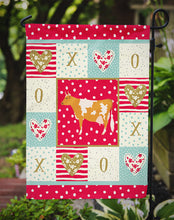 Load image into Gallery viewer, Guernsey Cow Love Garden Flag – Decorative Outdoor Yard Flag CK5248GF