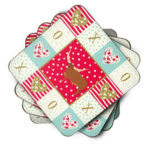 Load image into Gallery viewer, Ankole-Watusu Cow Love Coasters - Set of 4 Lightweight Foam, Absorbent Drink Coasters  CK5250FC