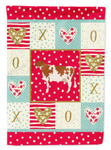 Load image into Gallery viewer, Ayrshire Cow Love Garden Flag – Decorative Outdoor Yard Flag CK5254GF