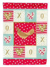 Load image into Gallery viewer, Frisian Friesian Chicken Love Flag Canvas House Size CK5259CHF