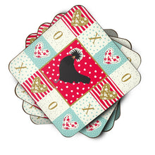 Load image into Gallery viewer, Polish Poland Chicken Love Coasters - Set of 4 Lightweight Foam, Absorbent Drink Coasters  CK5261FC