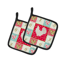 Load image into Gallery viewer, Leghorn Chicken Love Pot Holders - Set of 2 - Heat-Resistant Kitchen Essentials CK5267PTHD