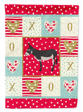 Load image into Gallery viewer, American Mammoth Jack Donkey Love Flag Canvas House Size CK5271CHF