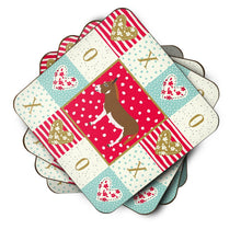 Load image into Gallery viewer, Miniature Mediterranian Donkey Love Coasters - Set of 4 Lightweight Foam, Absorbent Drink Coasters  CK5274FC