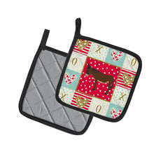 Load image into Gallery viewer, Zamorano-Leones Donkey Love Pot Holders - Set of 2 - Heat-Resistant Kitchen Essentials CK5280PTHD