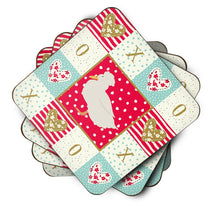 Load image into Gallery viewer, Crested Duck Love Coasters - Set of 4 Lightweight Foam, Absorbent Drink Coasters  CK5284FC
