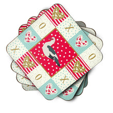 Load image into Gallery viewer, Muscovy Duck Love Coasters - Set of 4 Lightweight Foam, Absorbent Drink Coasters  CK5291FC