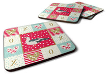 Load image into Gallery viewer, Muscovy Duck Love Coasters - Set of 4 Lightweight Foam, Absorbent Drink Coasters  CK5291FC