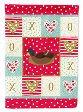 Load image into Gallery viewer, Khaki Campbell Duck Love Flag Canvas House Size CK5293CHF