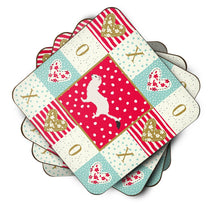 Load image into Gallery viewer, Stoat Short-tailed Weasel Love Coasters - Set of 4 Lightweight Foam, Absorbent Drink Coasters  CK5299FC