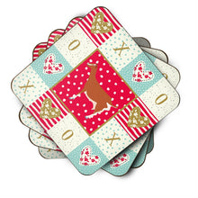 Load image into Gallery viewer, Toggenburger Goat Love Coasters - Set of 4 Lightweight Foam, Absorbent Drink Coasters  CK5308FC