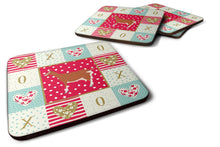Load image into Gallery viewer, Toggenburger Goat Love Coasters - Set of 4 Lightweight Foam, Absorbent Drink Coasters  CK5308FC