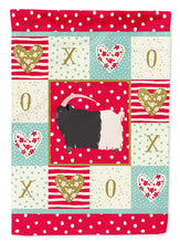 Load image into Gallery viewer, Welsh Black-Necked Goat Love Flag Canvas House Size CK5314CHF