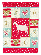 Load image into Gallery viewer, Saanen Goat Love Garden Flag – Decorative Outdoor Yard Flag CK5316GF