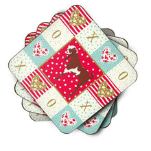 Load image into Gallery viewer, Jamnapari Goat Love Coasters - Set of 4 Lightweight Foam, Absorbent Drink Coasters  CK5317FC