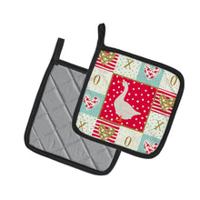 Load image into Gallery viewer, Embden Goose Love Pot Holders - Set of 2 - Heat-Resistant Kitchen Essentials CK5319PTHD