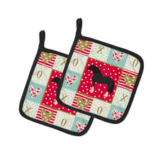 Load image into Gallery viewer, Pomeranian Rogener Goose Love Pot Holders - Set of 2 - Heat-Resistant Kitchen Essentials CK5331PTHD