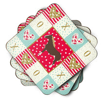 Load image into Gallery viewer, Percheron Horse Love Coasters - Set of 4 Lightweight Foam, Absorbent Drink Coasters  CK5333FC