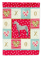 Load image into Gallery viewer, Orlov Trotter Horse Love Flag Canvas House Size CK5335CHF