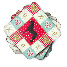 Load image into Gallery viewer, Friesian Horse Love Coasters - Set of 4 Lightweight Foam, Absorbent Drink Coasters  CK5342FC