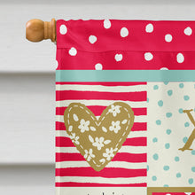 Load image into Gallery viewer, Llama Love Flag Canvas House Size CK5343CHF