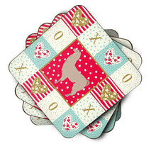 Load image into Gallery viewer, Llama Love Coasters - Set of 4 Lightweight Foam, Absorbent Drink Coasters  CK5343FC