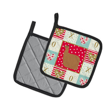 Load image into Gallery viewer, Alpaca Suri Love Pot Holders - Set of 2 - Heat-Resistant Kitchen Essentials CK5347PTHD