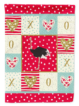 Load image into Gallery viewer, Common Ostrich Love Flag Canvas House Size CK5351CHF