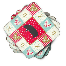 Load image into Gallery viewer, Devon Large Black Pig Love Coasters - Set of 4 Lightweight Foam, Absorbent Drink Coasters  CK5358FC