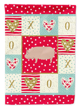 Load image into Gallery viewer, Welsh Pig Love Flag Canvas House Size CK5364CHF
