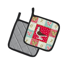 Load image into Gallery viewer, Large Pigeon Love Pot Holders - Set of 2 - Heat-Resistant Kitchen Essentials CK5370PTHD