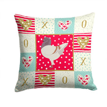 Load image into Gallery viewer, German Modena Pigeon Love Throw Pillow - 14x14 Decorative Pillow – Art for Your Home &amp; Patio CK5376PW1414