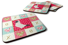 Load image into Gallery viewer, Nun Pigeon Love Coasters - Set of 4 Lightweight Foam, Absorbent Drink Coasters  CK5379FC