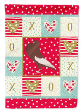 Load image into Gallery viewer, English Pouter Pigeon Love Flag Canvas House Size CK5381CHF