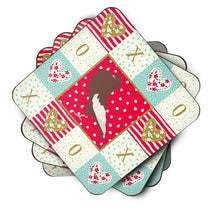 Load image into Gallery viewer, English Pouter Pigeon Love Coasters - Set of 4 Lightweight Foam, Absorbent Drink Coasters  CK5381FC