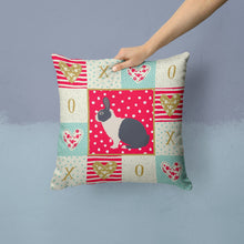 Load image into Gallery viewer, Dutch Rabbit Love Throw Pillow - 14x14 Decorative Pillow – Art for Your Home &amp; Patio CK5385PW1414