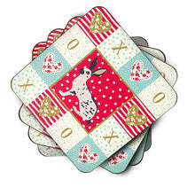Load image into Gallery viewer, English Spot Rabbit Love Coasters - Set of 4 Lightweight Foam, Absorbent Drink Coasters  CK5388FC