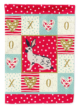 Load image into Gallery viewer, English Spot Rabbit Love Garden Flag – Decorative Outdoor Yard Flag CK5388GF