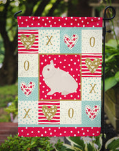 Load image into Gallery viewer, Hermelin Rabbit Love Garden Flag – Decorative Outdoor Yard Flag CK5391GF