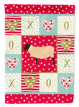 Load image into Gallery viewer, Suffolk Sheep Love Flag Canvas House Size CK5399CHF